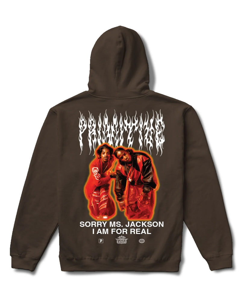 Primitive X Outkast 'Glow' Hoodie - Brown-2