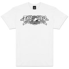 Antihero x Thrasher 'Mag Banner' Tee - White-1