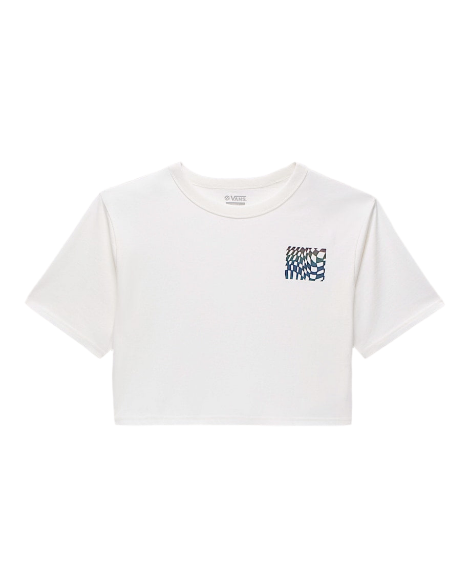 Vans 'Mte Wildthorn Reflective' Cropped Tee - White (Women's)-1