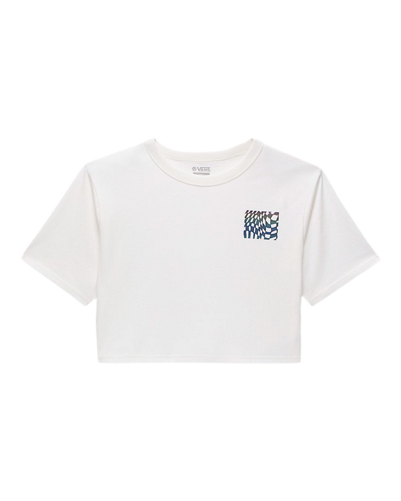Vans 'Mte Wildthorn Reflective' Cropped Tee - White (Women's)-1