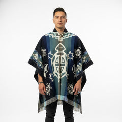 Turtle HandMade Wool Poncho-1