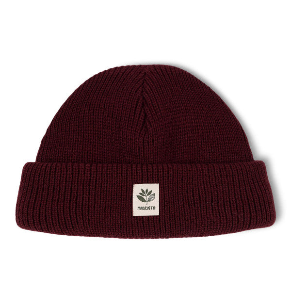 Magenta 'Fam' Beanie - Burgundy-1