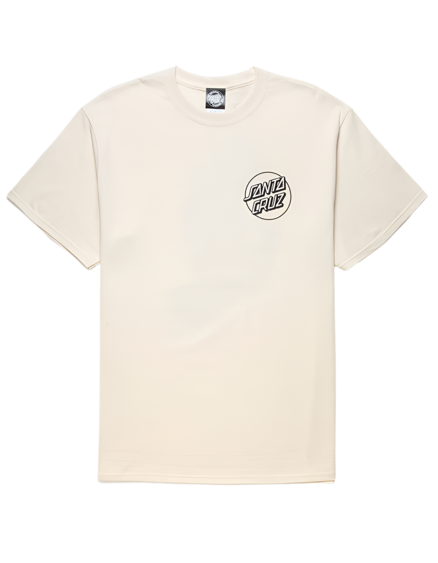 Santa Cruz 'Pace Ritual Hand' Tee - Natural-1
