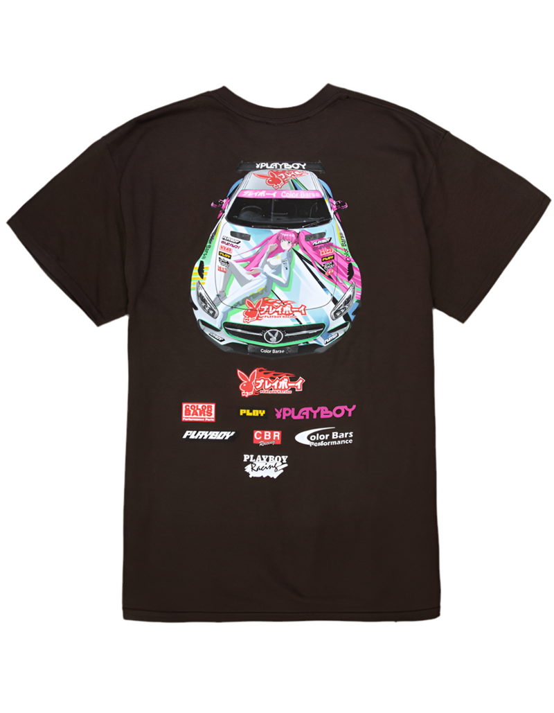 Color Bars X Playboy 'Livery' Tee - Brown-2