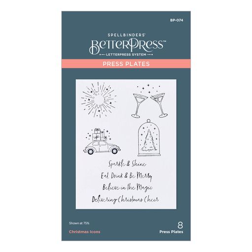 Christmas Icons Press Plate from the BetterPress Christmas Collection-1