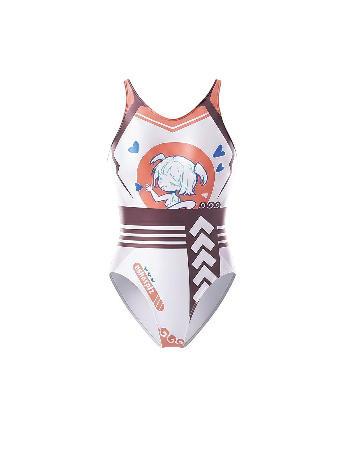 Japanese Anime Spandex Swimwear Racing Suit Wet Suit Race Queen Costume-15