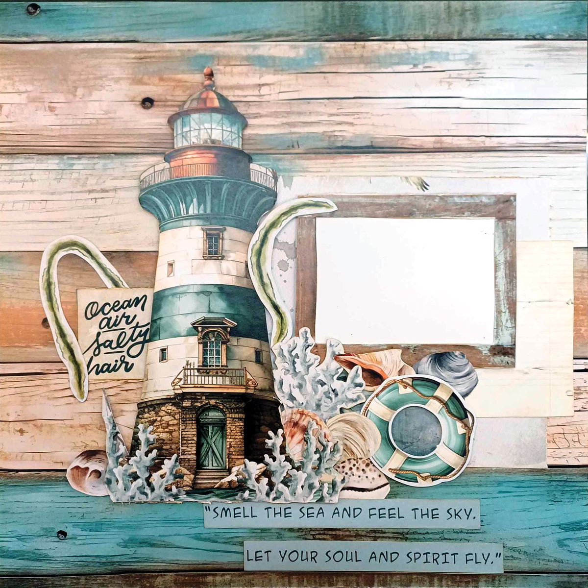 Colección de álbumes de recortes Maritime Tides de 12x12 de 3Quarter Designs-10