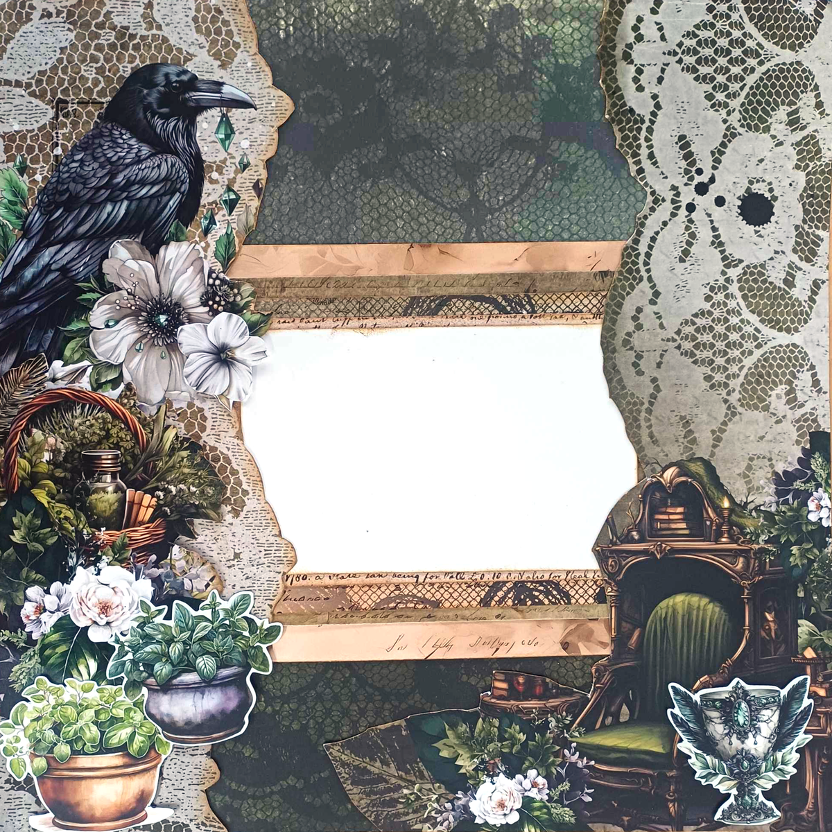 3Quarter Designs Earth Witch 12x12 Design Paper & Diecuts Set-10