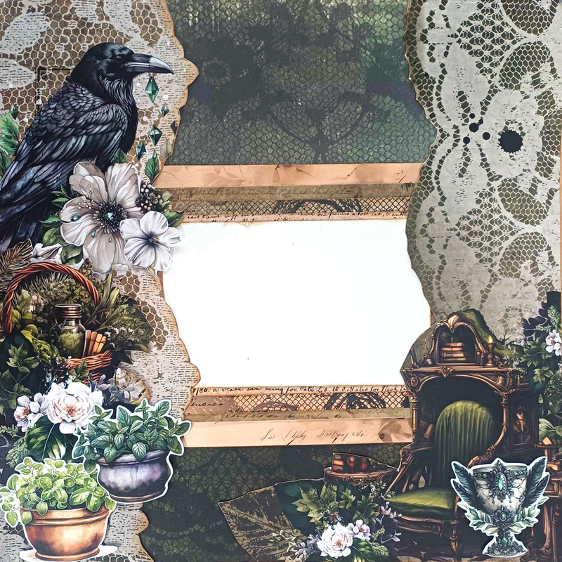 3Quarter Designs Earth Witch 12x12 Design Paper & Diecuts Set-10