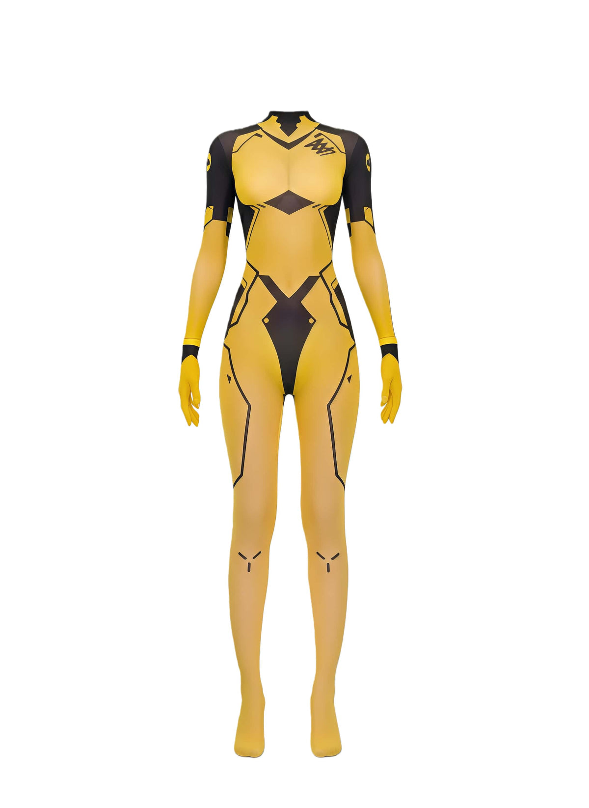 Cyber-Elegance 10D Ultra-Sheer Bodystocking | Anime-Inspired Sci-Fi Silhouette-8