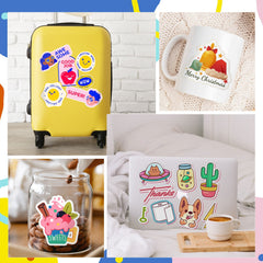 TeckWrap Inkjet Printable Sticker Vinyl - Matte or Gloss (15 PCS)-3