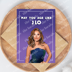 Age like JLO |Greeting Card-1