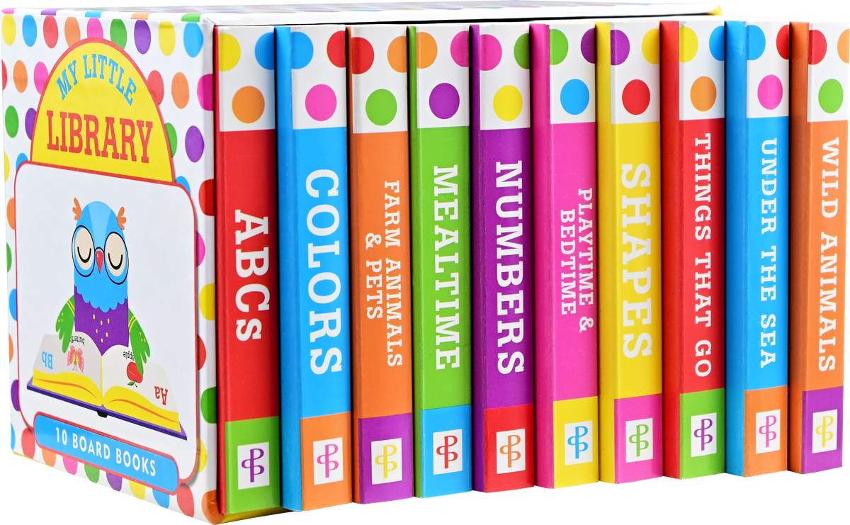 Peter Pauper Press - My Little Library (Set of 10 Board Books) - Ages 0–3-1