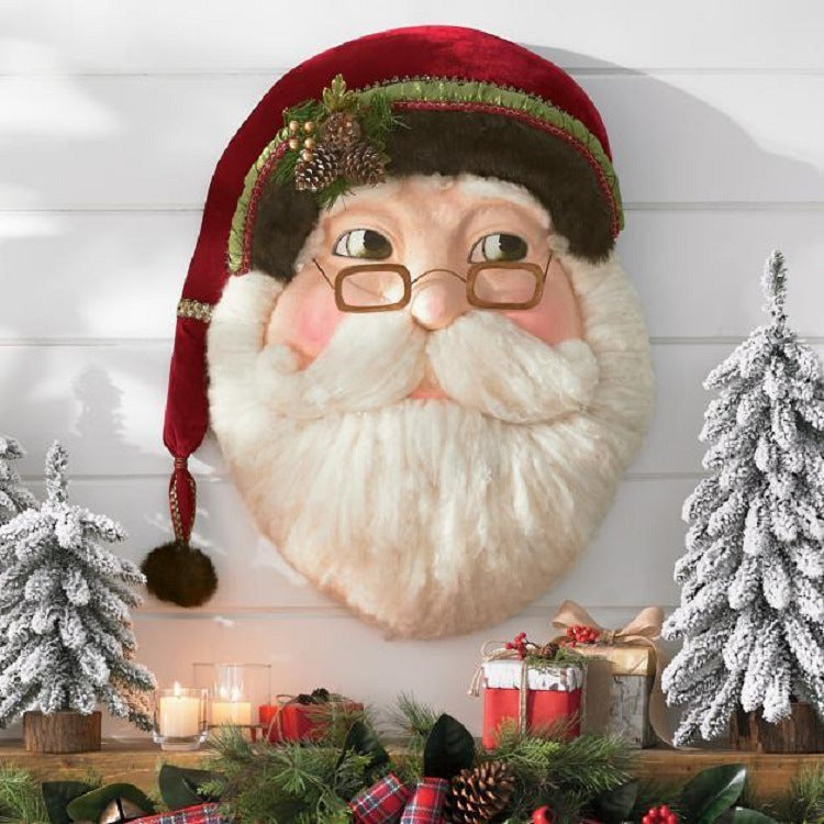 Wooden Santa's House Number Wall Decoration-4
