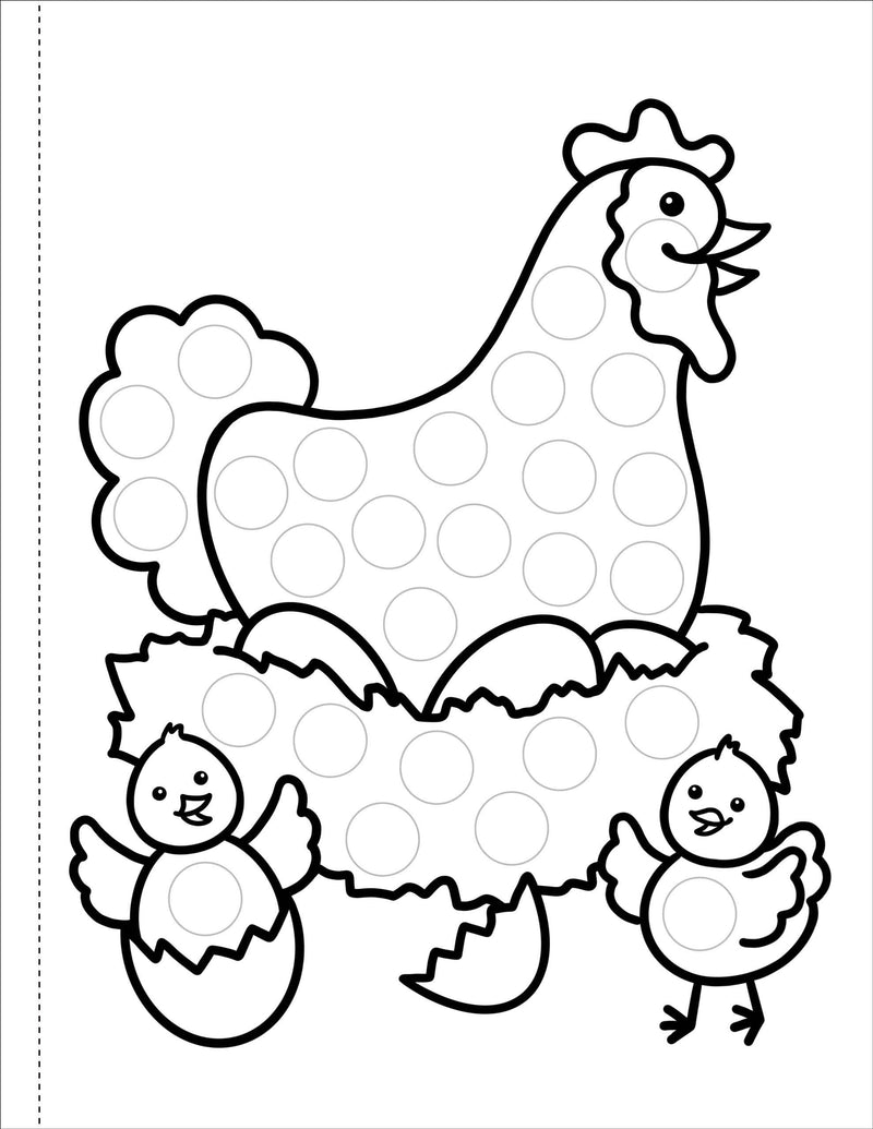 Peter Pauper Press - My First Dot Markers Coloring Book! Animals - Ages 3+-5