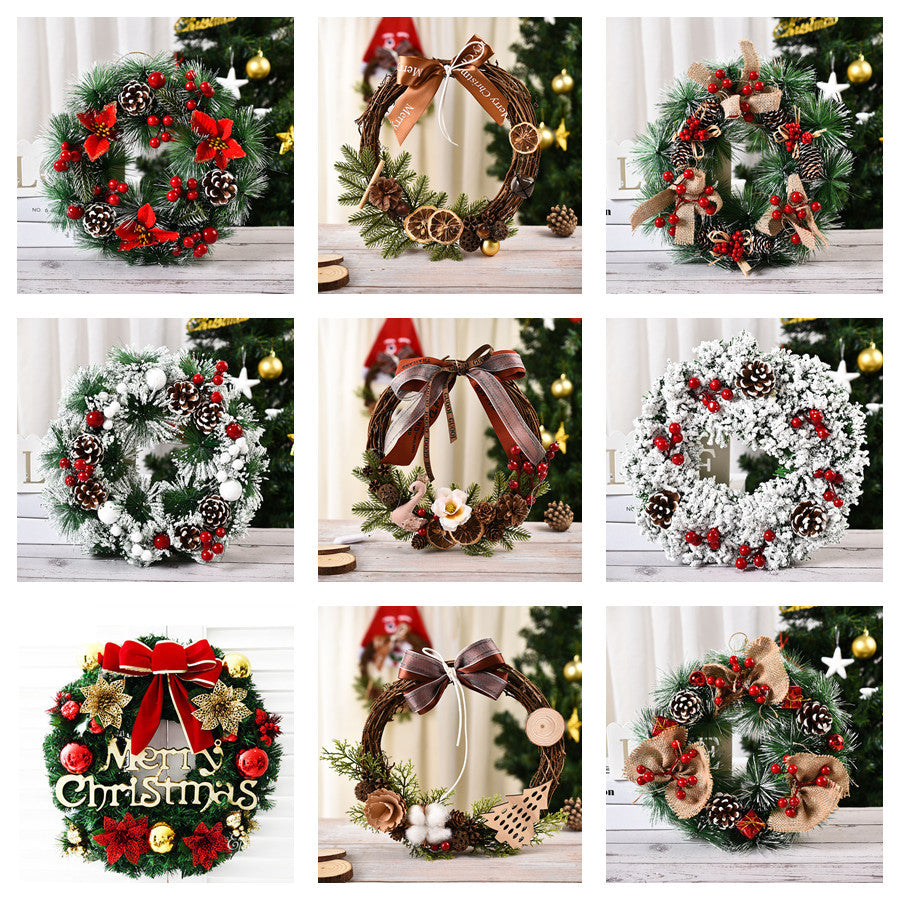 Christmas Decorations Garland Wreath-1