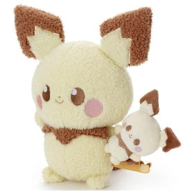 Pichu Be Together Plush (Pokémon Peaceful Place)-2