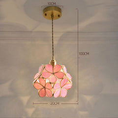 Tiffany-Style Retro Glass Pendant Chandelier-6