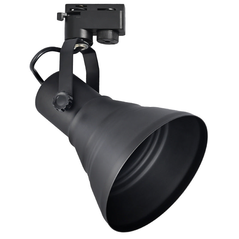 PAR38 Track Spotlight Lamp Holder Track Light Universal Swing Lampshade-6