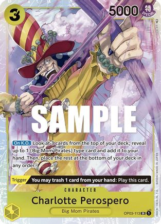 Charlotte Perospero (OP03-113) - Pillars of Strength Foil-1