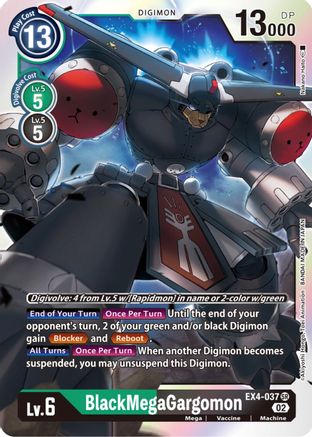 BlackMegaGargomon (EX4-037) - Alternative Being Booster Foil-1