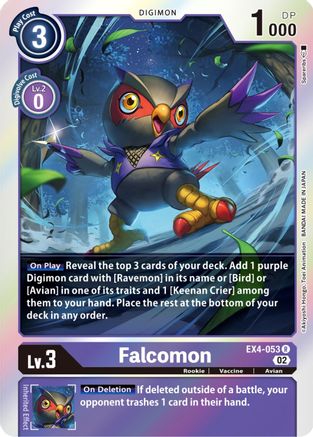 Falcomon (EX4-053) - Alternative Being Booster Foil-1