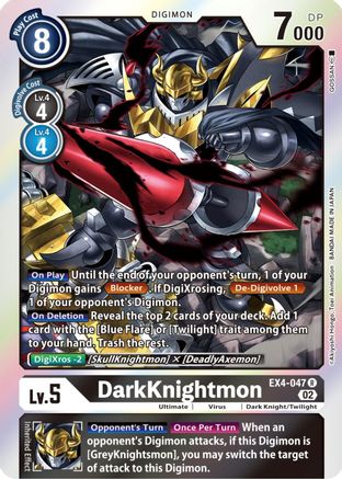 DarkKnightmon (EX4-047) - Alternative Being Booster Foil-1