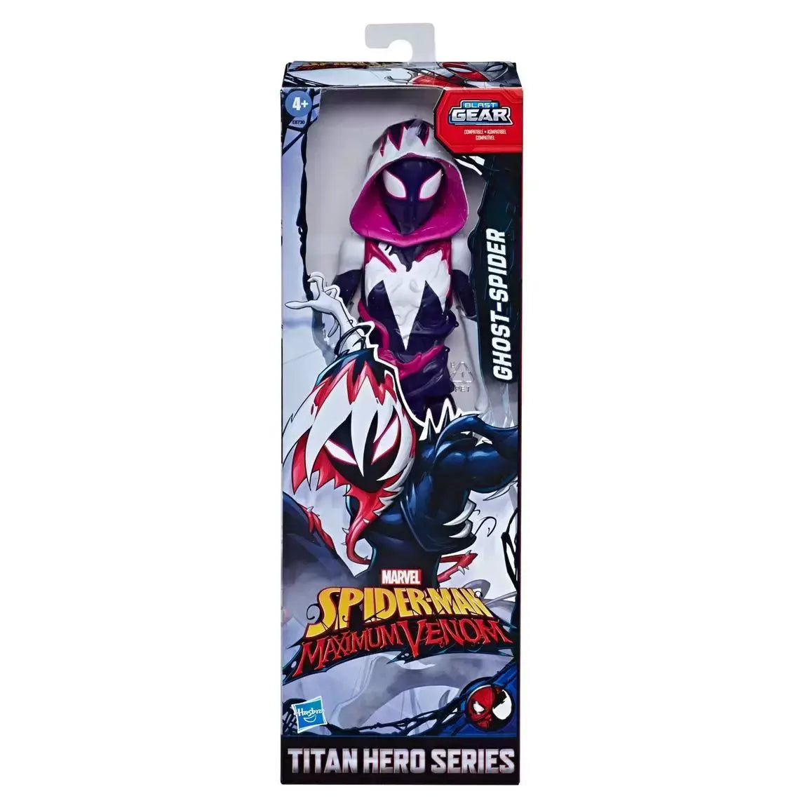 Spider-Man Maximum Venom – Serie Héroe Titán Figura de Acción Ghost-Spider de 30 cm (UPC: 5010993669868)