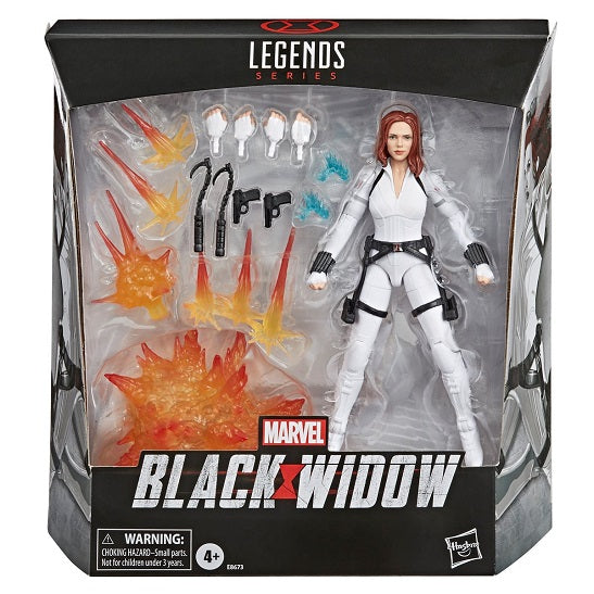 Marvel Legends Black Widow (White Outfit) 6-Inch Deluxe Action Figure – Movie Edition