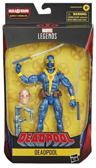 Marvel Legends Deadpool (Blue & Gold Suit) 6-Inch Action Figure – Strong Guy BAF Series (UPC: 5010993694884)