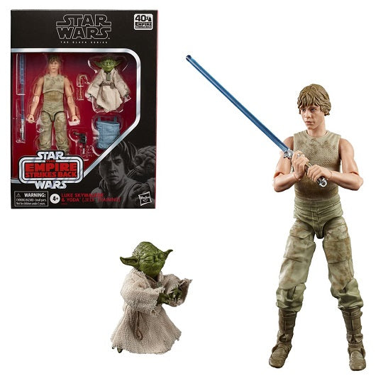 Star Wars - The Black Series: Luke Skywalker and Yoda (Jedi Training) 6-Inch Action Figures (UPC: 5010993722839)