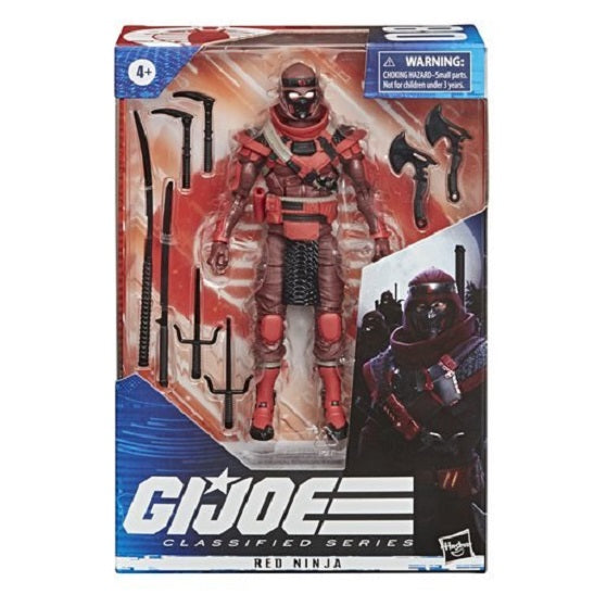 G.I. Joe Classified Series – Red Ninja 6-Inch Action Figure (#08) (UPC: 5010993725687)