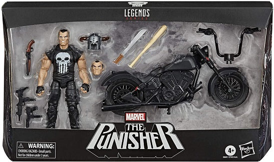 Marvel Legends Series – The Punisher 6-Inch Action Figure with Motorcycle