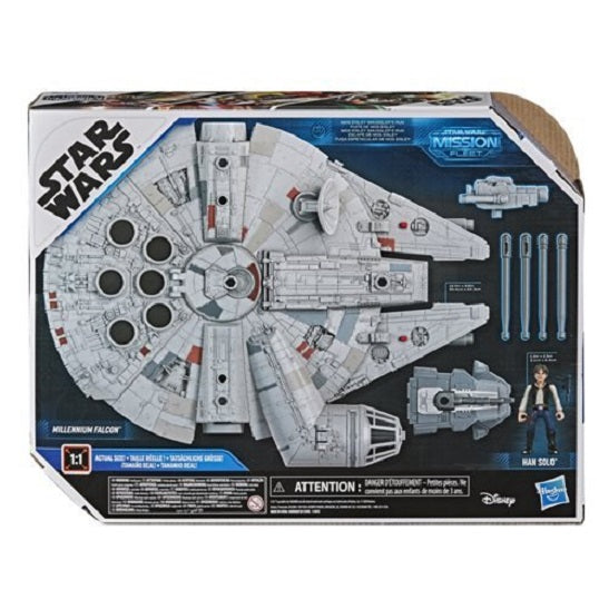 Star Wars Mission Fleet Han Solo Millennium Falcon Vehicle (UPC: 5010993740871)