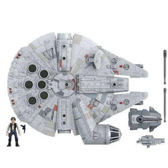Star Wars Mission Fleet Vehículo Halcón Milenario de Han Solo (UPC: 5010993740871)
