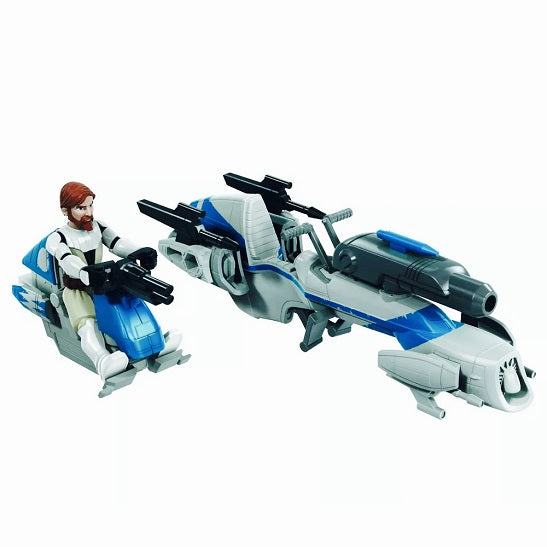Star Wars Mission Fleet Expedition Class – Obi-Wan Kenobi & BARC Speeder Vehicle Set (UPC: 5010993749980)