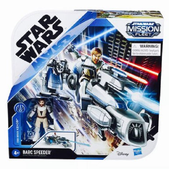 Star Wars Mission Fleet Clase Expedición – Set de Vehículo de Obi-Wan Kenobi y Speeder BARC (UPC: 5010993749980)