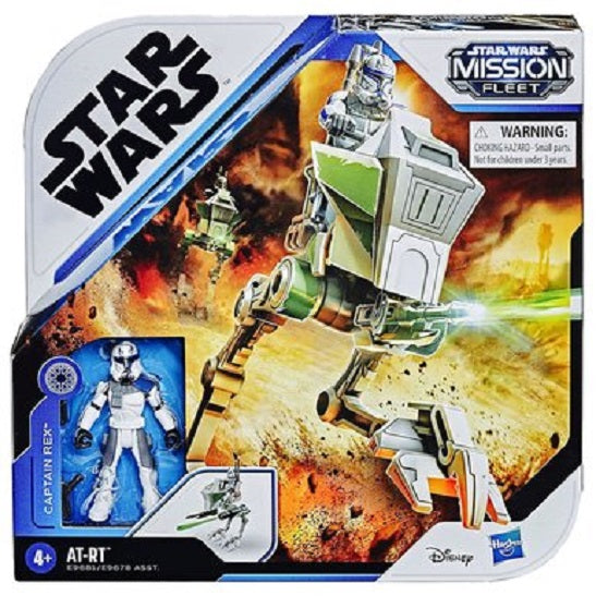 Star Wars Mission Fleet Clase Expedición – Capitán Rex y Set de Vehículo AT-RT (UPC: 5010993750009)