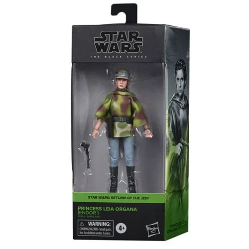 Star Wars The Black Series – Princess Leia Organa (Endor) 6-Inch Action Figure (UPC: 5010993755622)