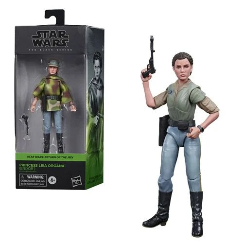 Star Wars The Black Series – Princess Leia Organa (Endor) 6-Inch Action Figure (UPC: 5010993755622)