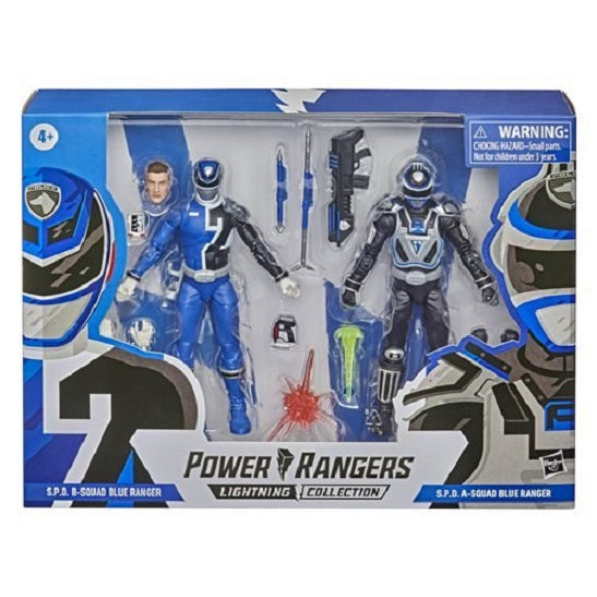 Power Rangers Lightning Collection – S.P.D. Squad B Blue Ranger vs Squad A Blue Ranger 2-Pack (UPC: 5010993774357)