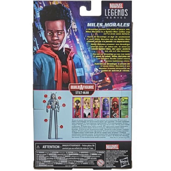 Spider-Man – Marvel Legends Miles Morales 6-Inch Action Figure – Stilt-Man BAF Series (UPC: 5010993786411)