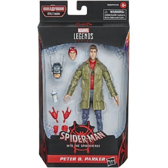 Spider-Man – Marvel Legends Peter B. Parker 6-Inch Action Figure – Stilt-Man BAF Series (UPC: 5010993786428)