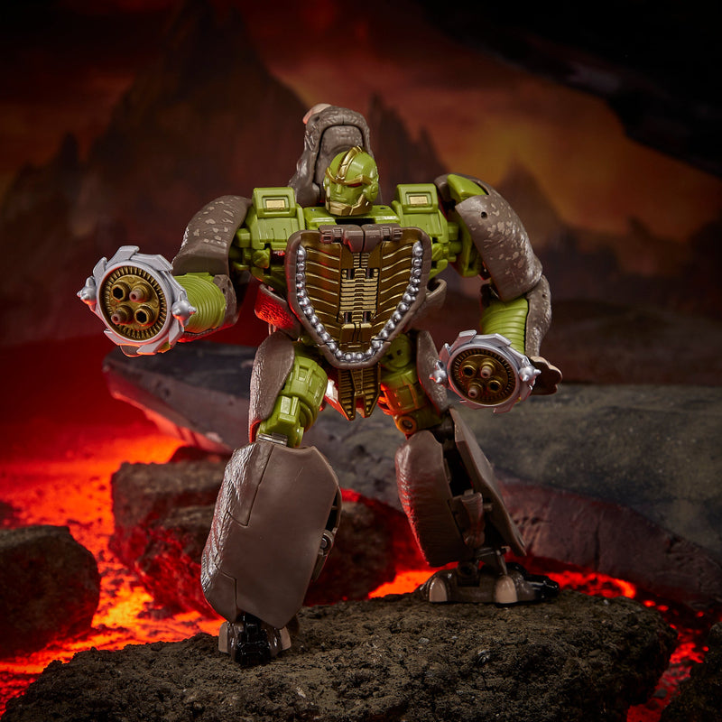 Transformers Toys Generations War for Cybertron: Kingdom Voyager WFC-K27 Rhinox Action Figure-9