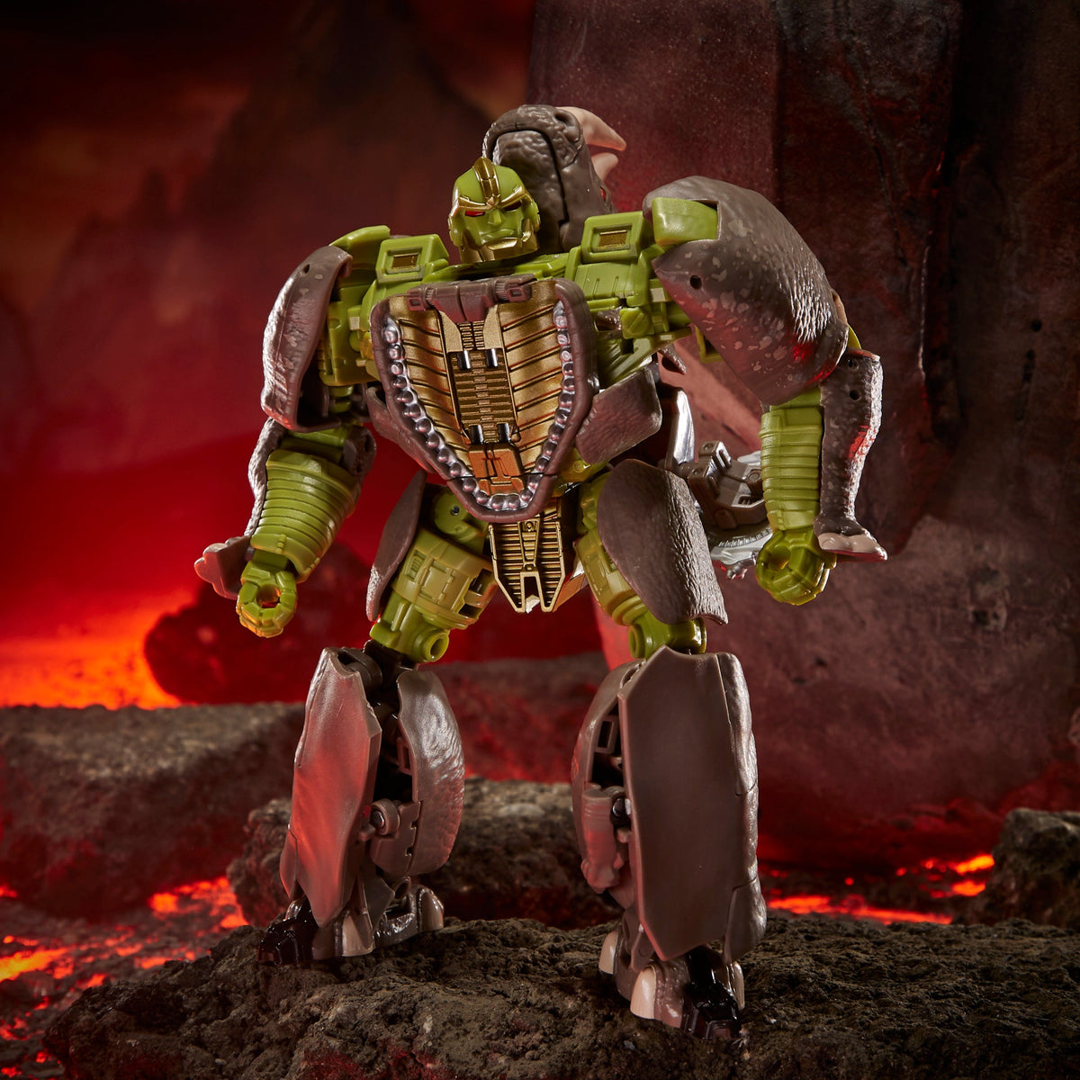 Transformers Toys Generations War for Cybertron: Kingdom Voyager WFC-K27 Rhinox Action Figure-1