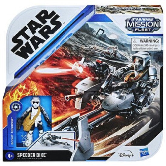 Star Wars Mission Fleet Expedition Class – Scout Trooper & Speeder Bike Vehicle Set (UPC: 5010993808984)
