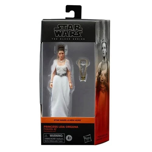 Star Wars: The Black Series Princesa Leia Organa (Ceremonia de Yavin) – Figura de acción de 6 pulgadas (UPC: 5010993835430)