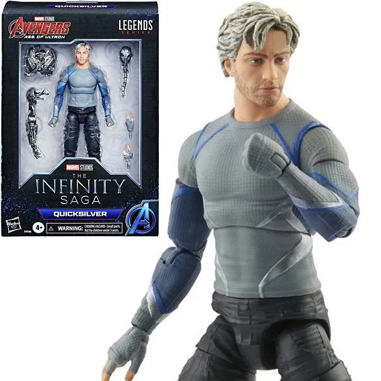 Marvel Legends Series: Avengers Infinity Saga – Quicksilver 6-Inch Action Figure (UPC: 5010993839285)