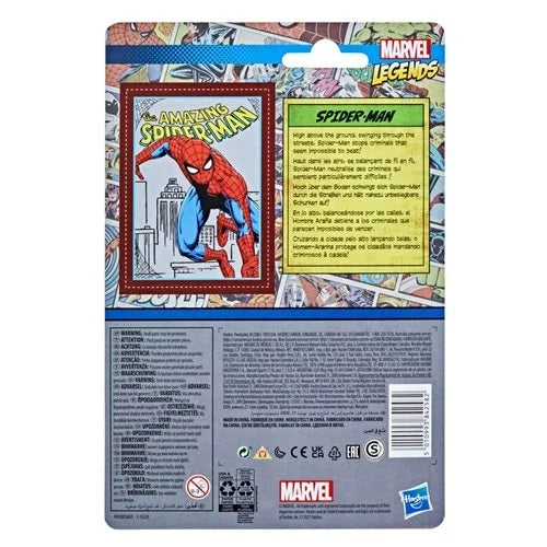 Marvel Legends Retro 375 Series – Spider-Man 3.75-Inch Collectible Action Figure (UPC: 5010993842582)