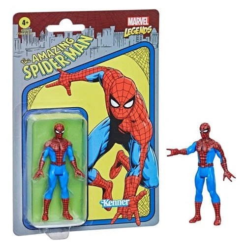 Marvel Legends Retro 375 Series – Spider-Man 3.75-Inch Collectible Action Figure (UPC: 5010993842582)